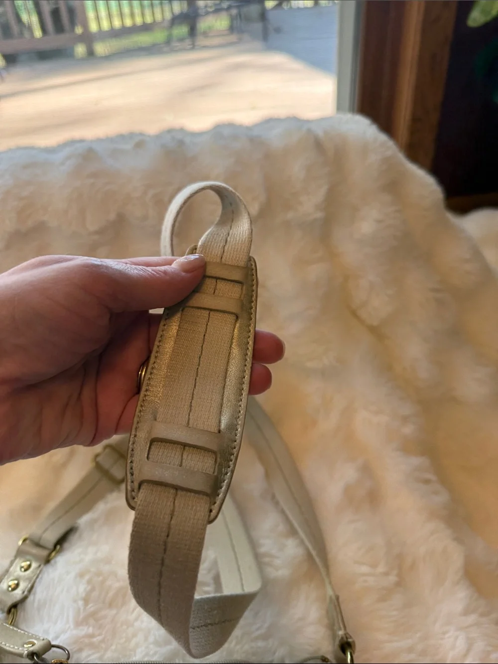Coach Beige Star & Signature Crossbody Satchel Waverly snow queen satchel